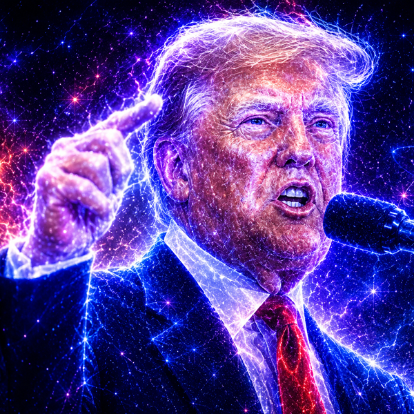 Quantum Trump universe scene